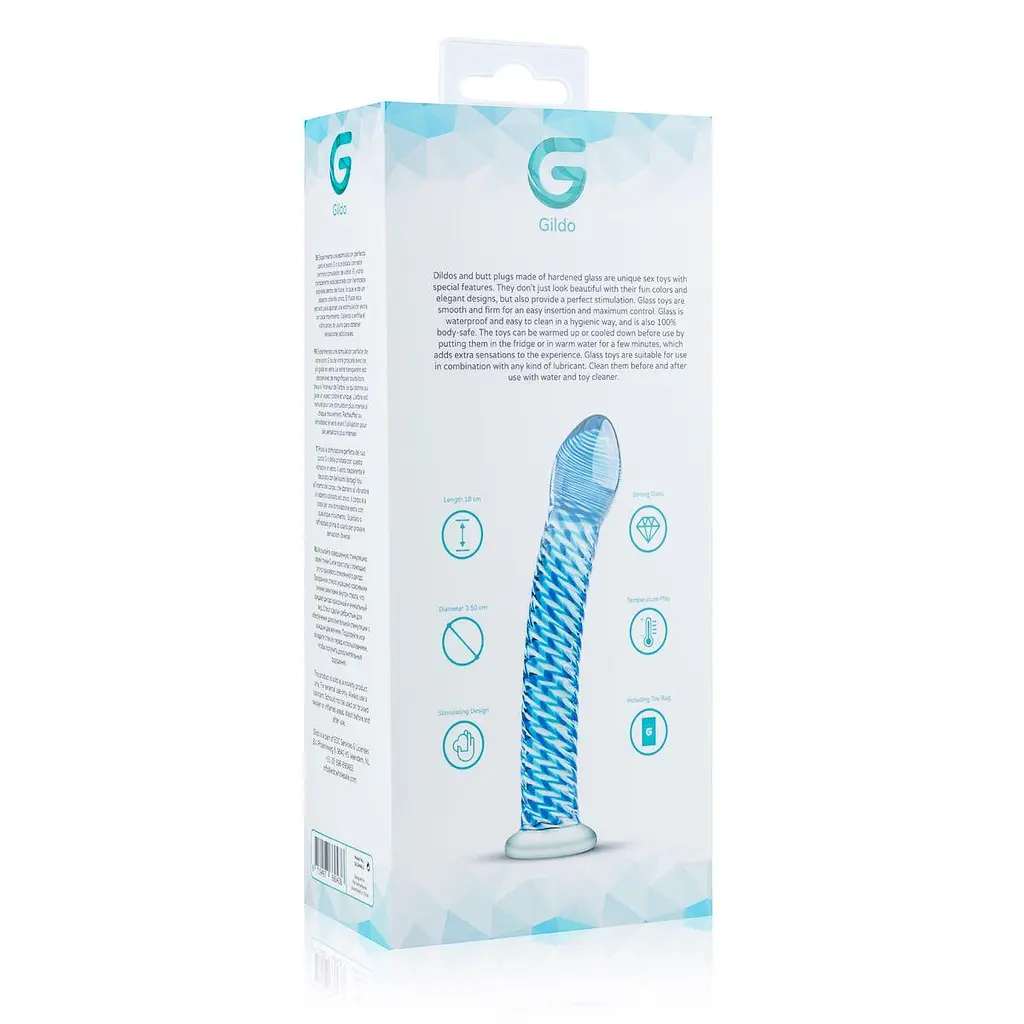 Стеклянный дилдо Gildo Glass Dildo No. 5 - фото 8