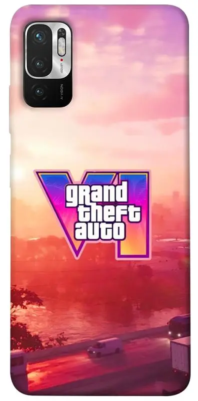 TPU чохол Demsky GTA VI Vice City для Xiaomi Redmi Note 10 5G