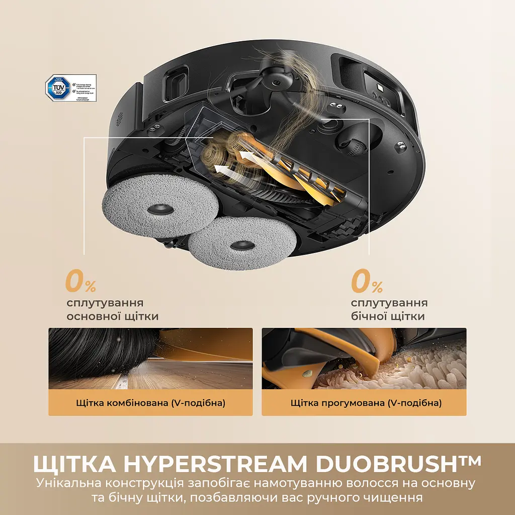 Робот-пилосос миючий Dreame L50s Pro Ultra Black - фото 3