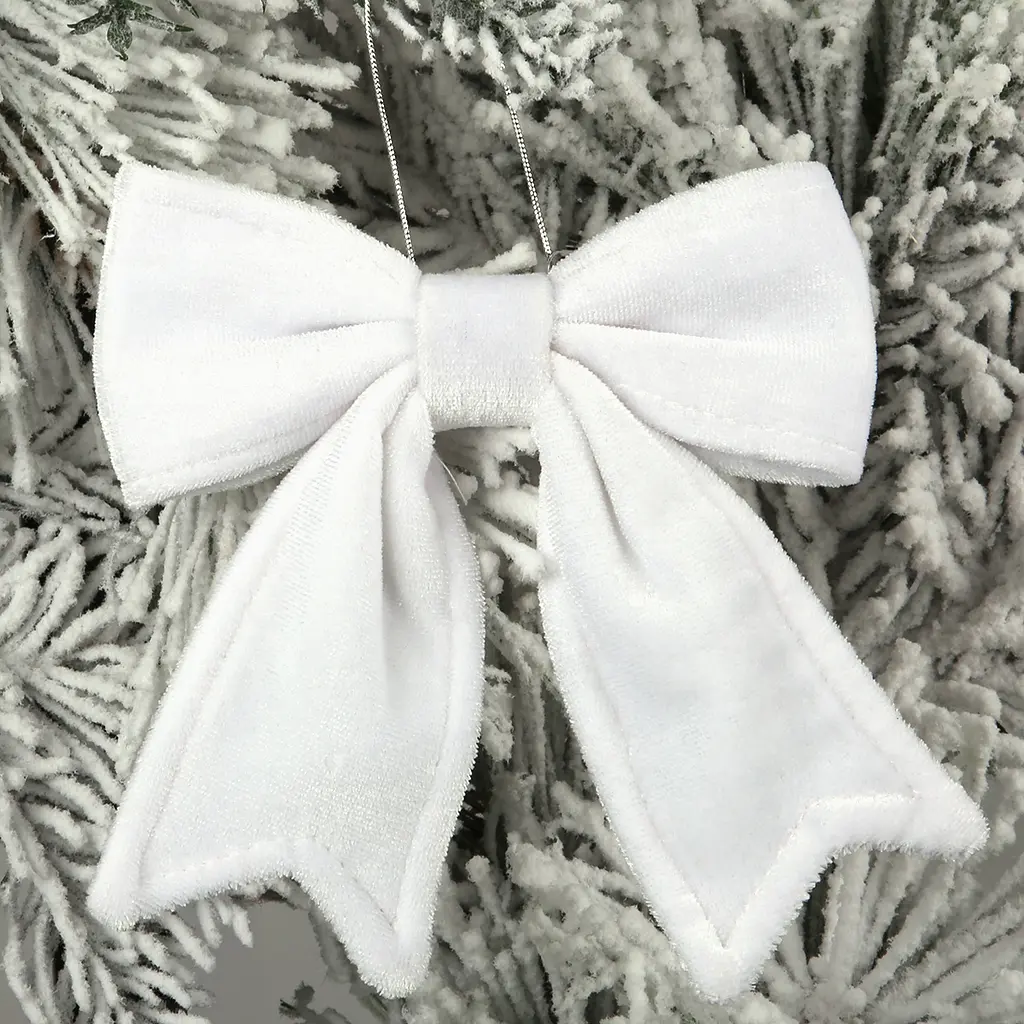 Украшение декоративное Yes! Fun Бант 12x13.5 см белое (975089) - фото 5