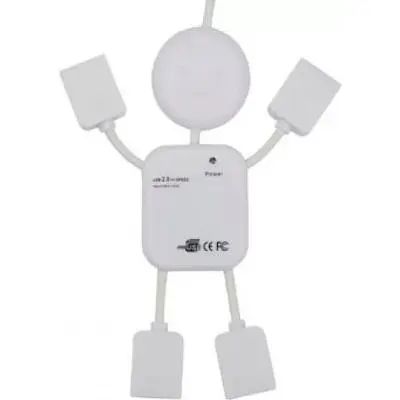 Концентратор Voltronic USB 2.0 to 4xUSB man OEM (YT-HM4-W) - фото 2