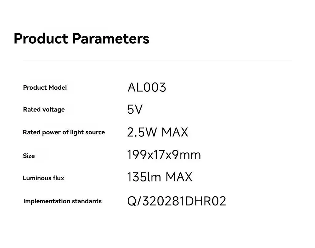 USB LED лампа CUKTECH (ZMI) LED 2 AL003 для ноутбука Power Bank портативна світлодіодна 5 режимів гнучка Black - фото 10