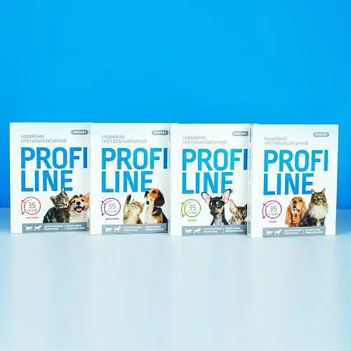 Нашийник ProVET Profiline для котів і собак 35 см фіолетовий інсектоакарицид - фото 5