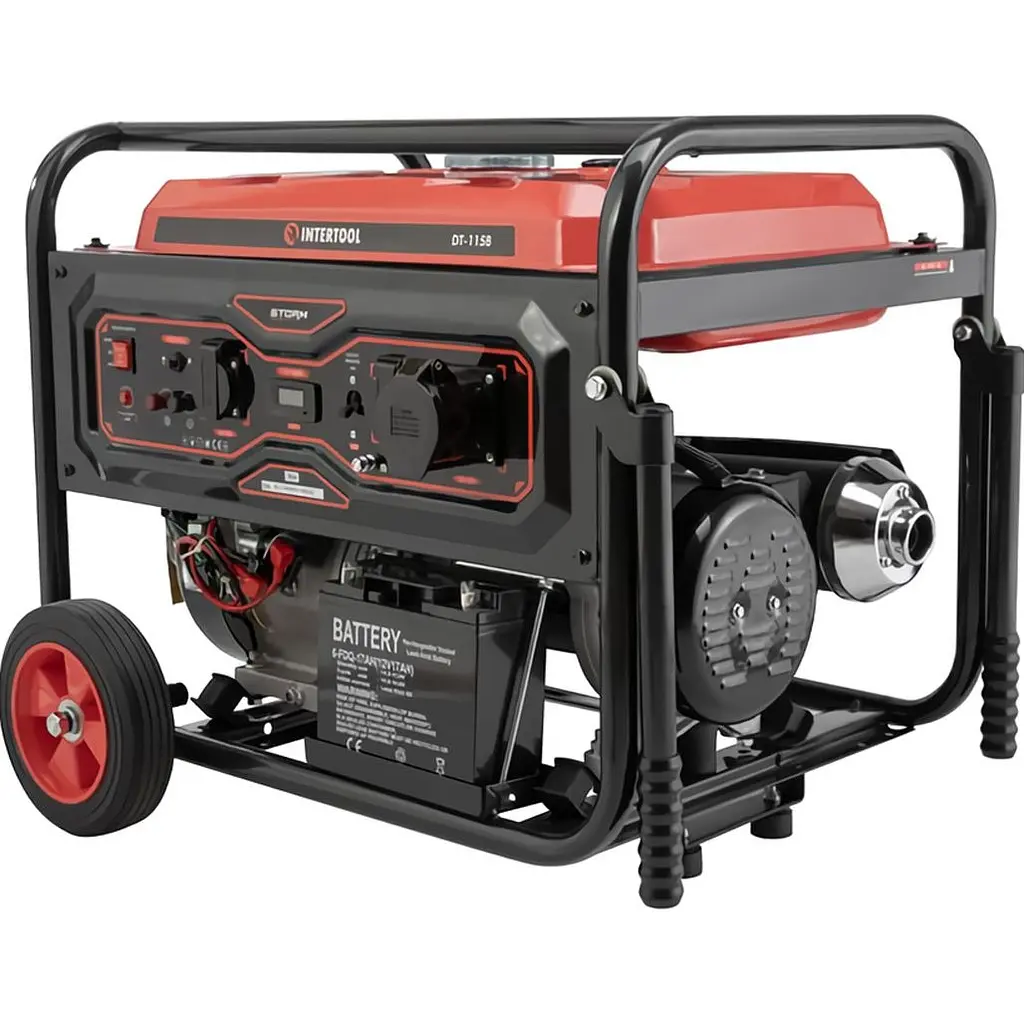 Генератор газово-бензиновий Intertool DT-1158 [114572] - фото 5