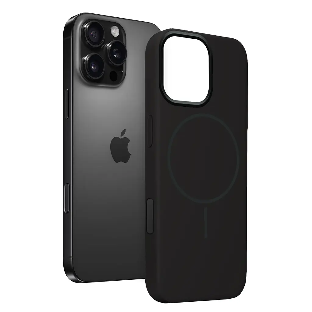 Чохол MAKE Apple iPhone 16 Pro Max Silicone Solo Black - фото 5