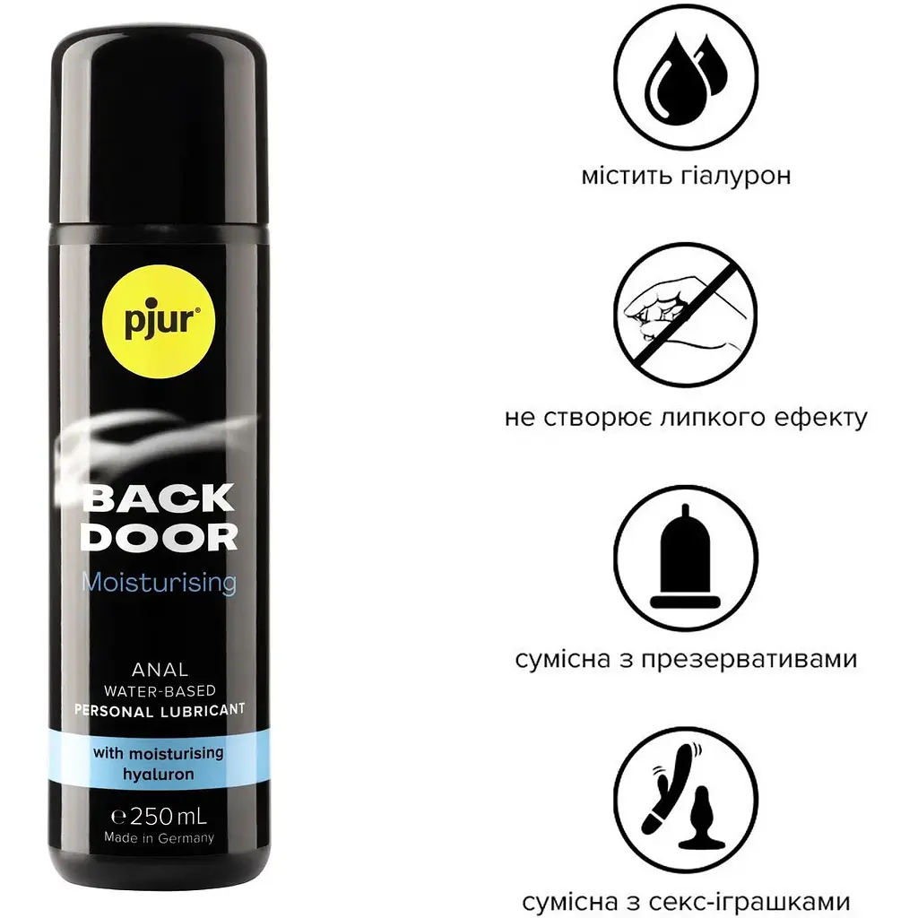Анальна змазка Pjur backdoor Comfort water glide 250 мл - фото 2