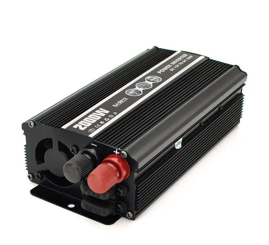 Інвертор напруги Voltronic PI2000ВА, 12V/220V, 1200Вт, 12/220V, approximated, 1 розетка, клем - фото 2