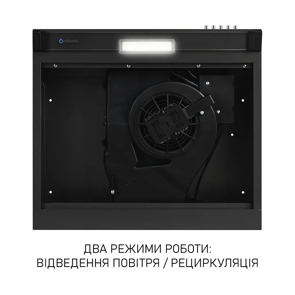 Витяжка плоска Minola HPL 5200 BLF - фото 6