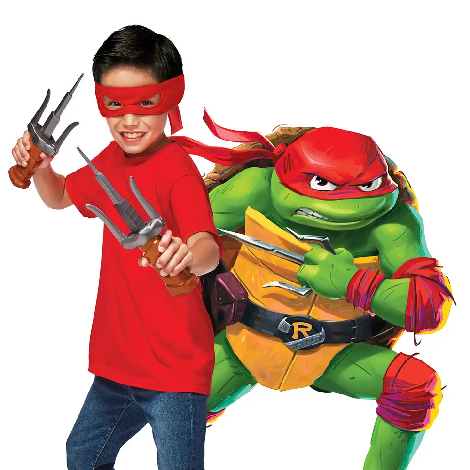 Набір іграшкової зброї Кинджал-сай Рафаеля TMNT 83524 трансформується - фото 5