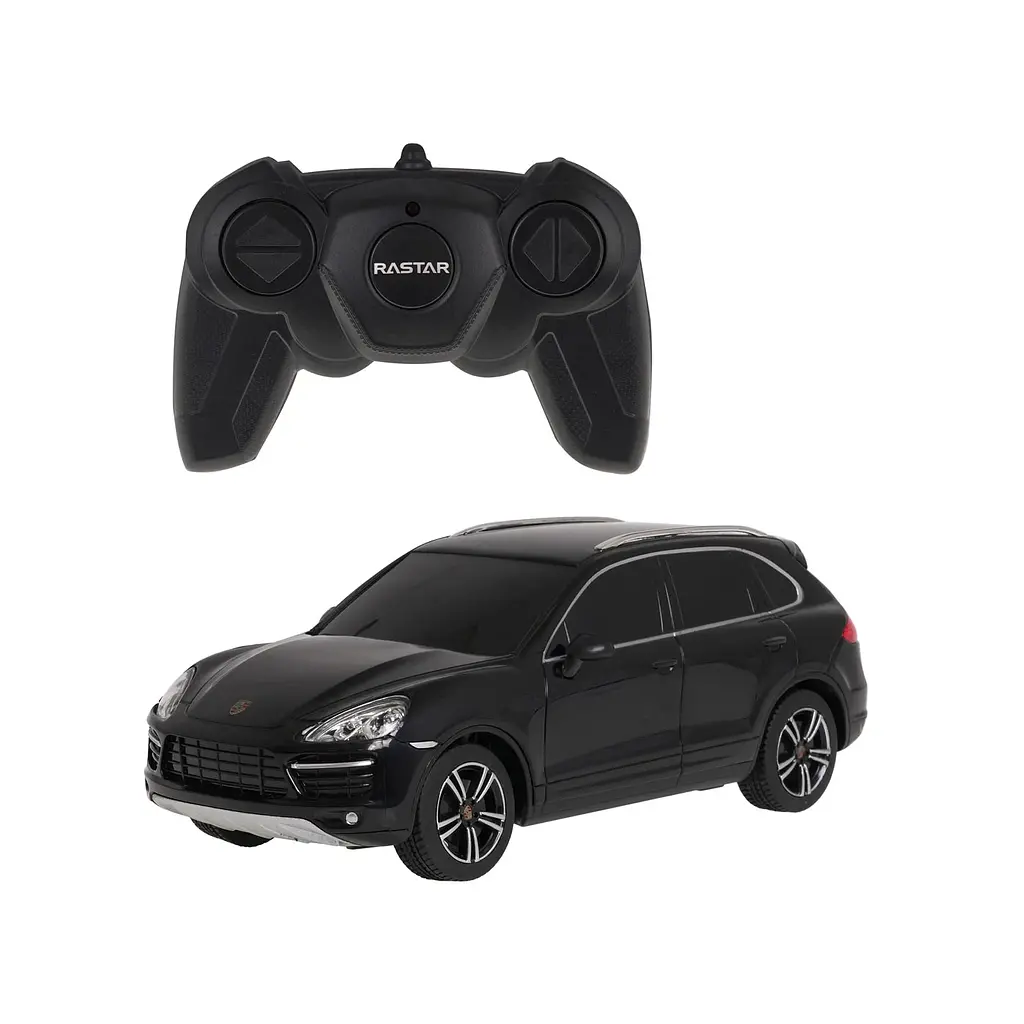 Машинка на управлении Porsche Cayenne Turbo 1:24 черная RASTAR - фото 2
