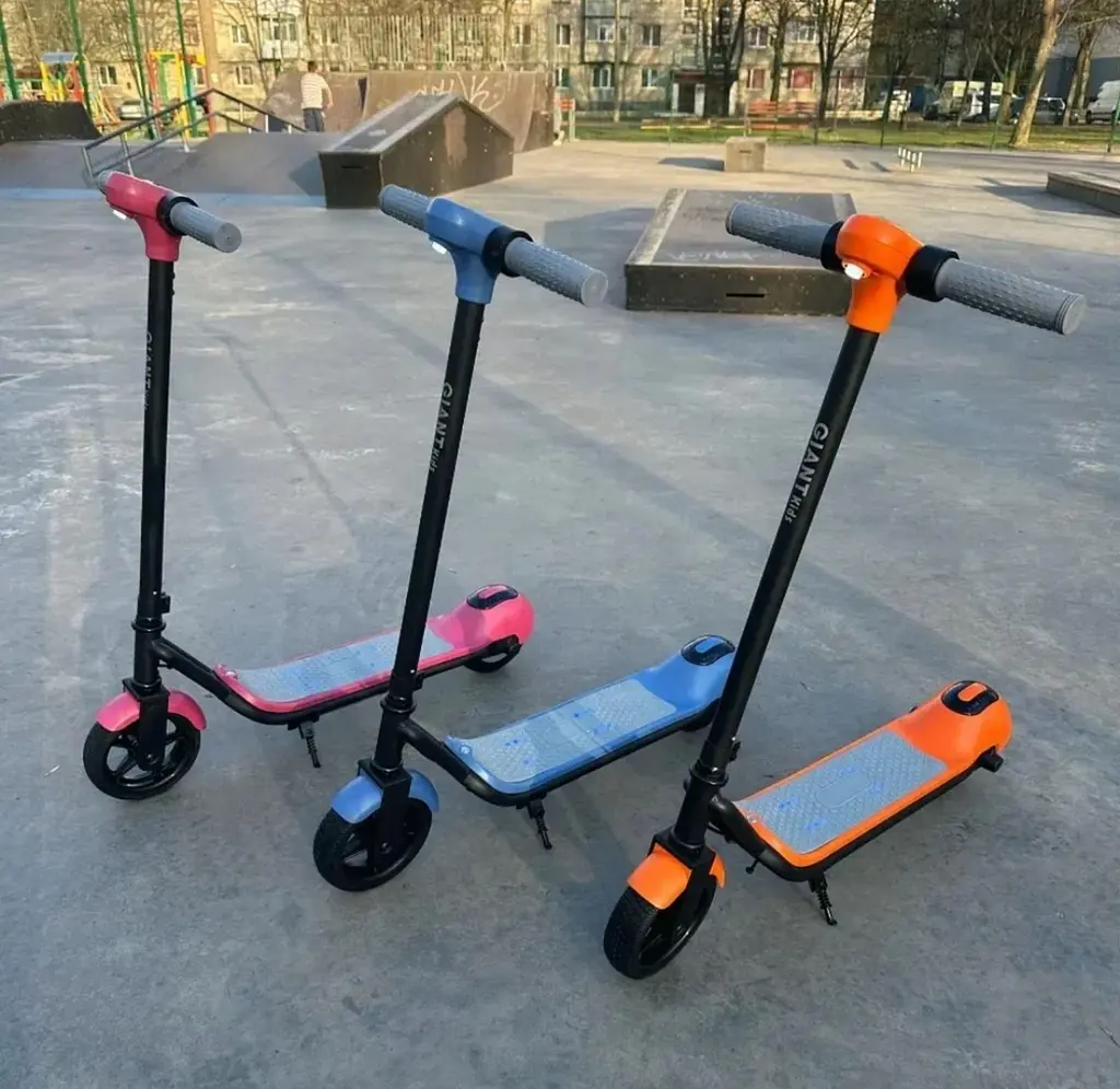 Детский электросамокат GIANT Kids ES1 LED Розовый - фото 9