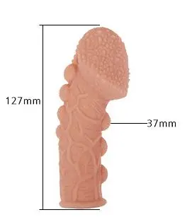 Насадка на пеніс Kokos Extreme Sleeve ES-09, S, 12.7 см - фото 3