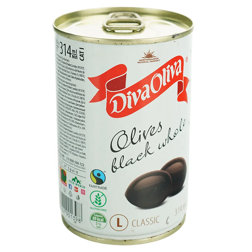 Маслины с косточкой Diva Oliva L 300 г - фото 2