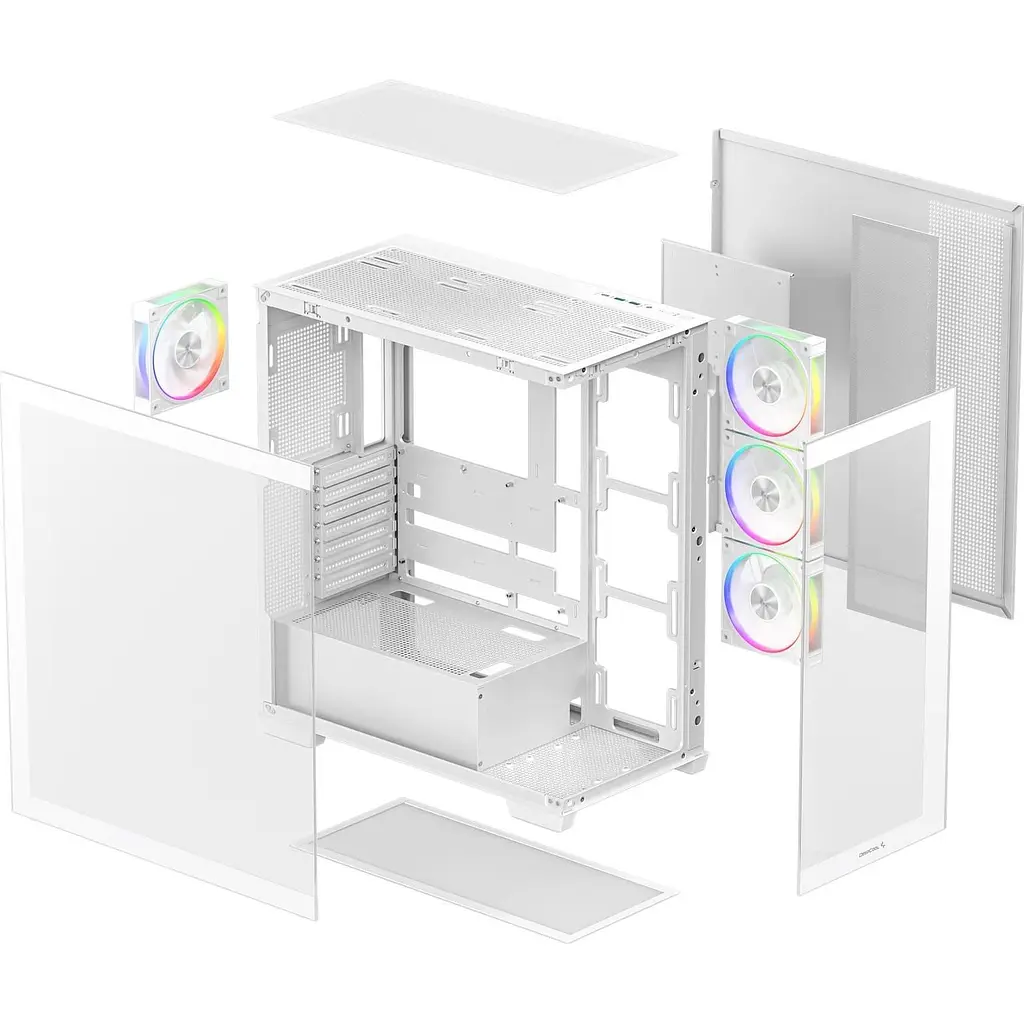 Корпус Deepcool CG580 4F V2, белый (R-CG580-WHADA4-G-2) - фото 12