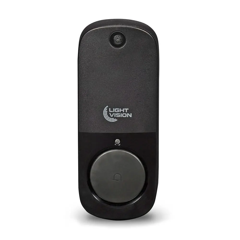 Дверний WiFi дзвінок Light Vision VLC-DR10T(Tuya) Black з ІЧ-датчиком руху (75-00186) - фото 4