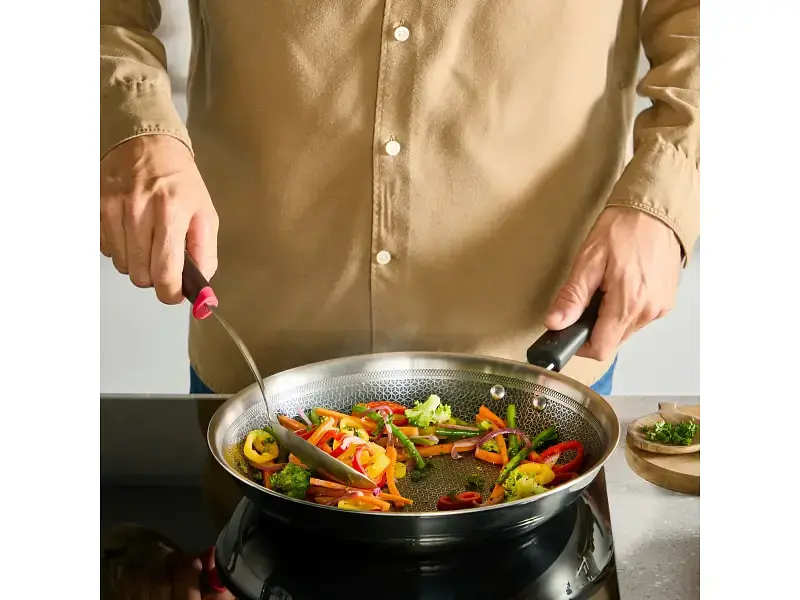 Сковорода ВОК Tefal Emotion+ Power 28 см E3411655 - фото 4