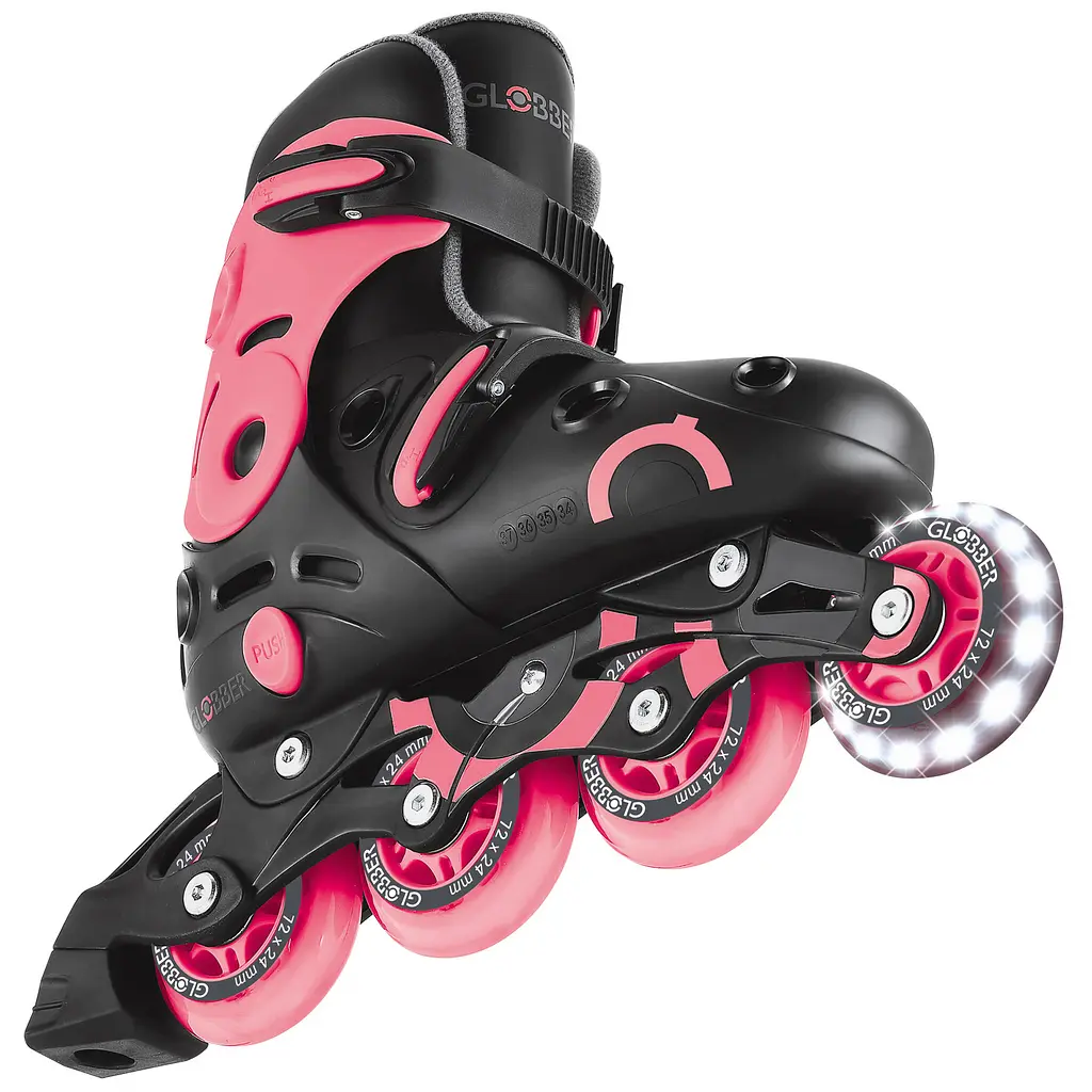 Роликові ковзани Globber Go Scates Lights р.34-37 до 60 кг 5+ років коралові (785-110) - фото 11