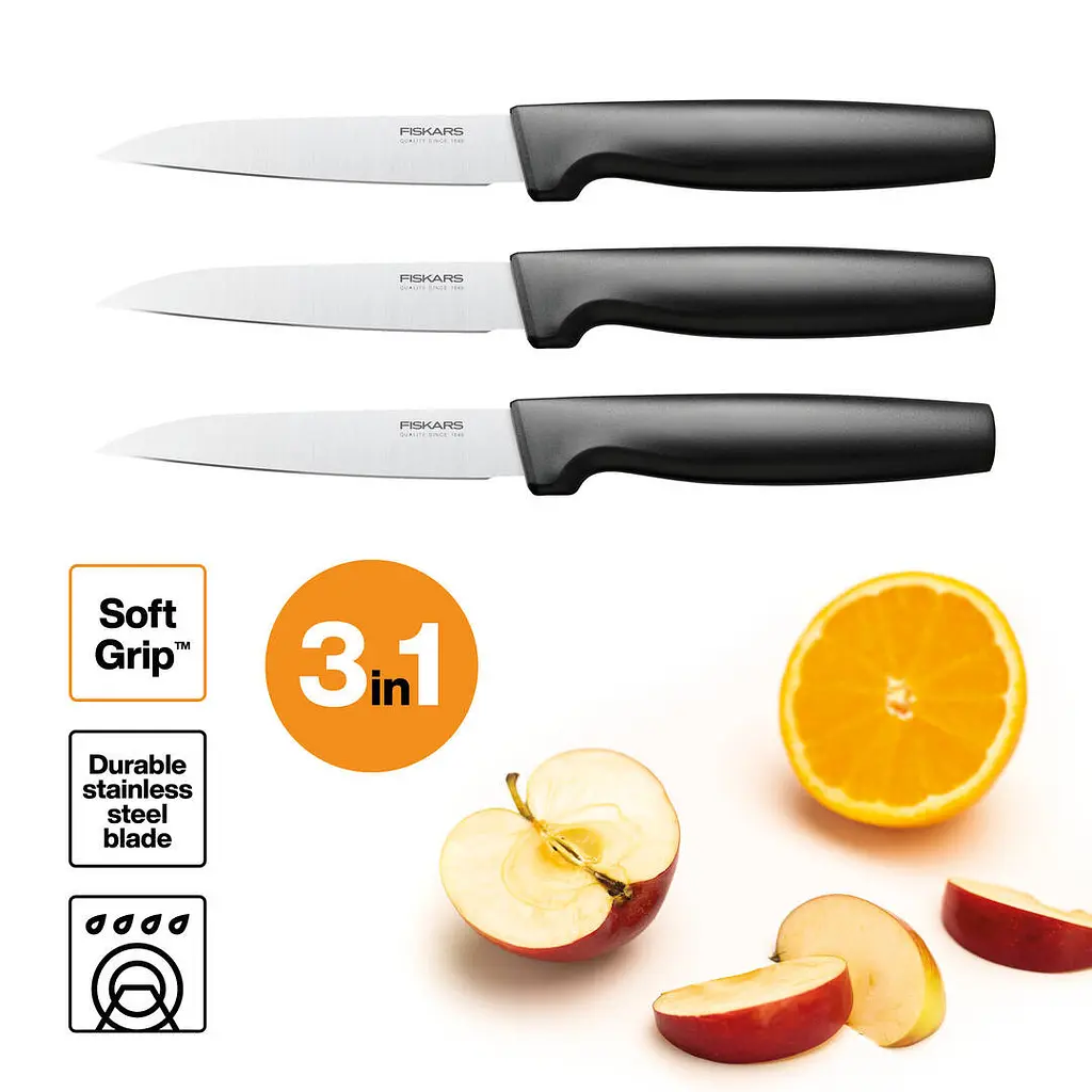 Набір універсальних ножів Fiskars Functional Form ™ 3 шт 1057563 - фото 2