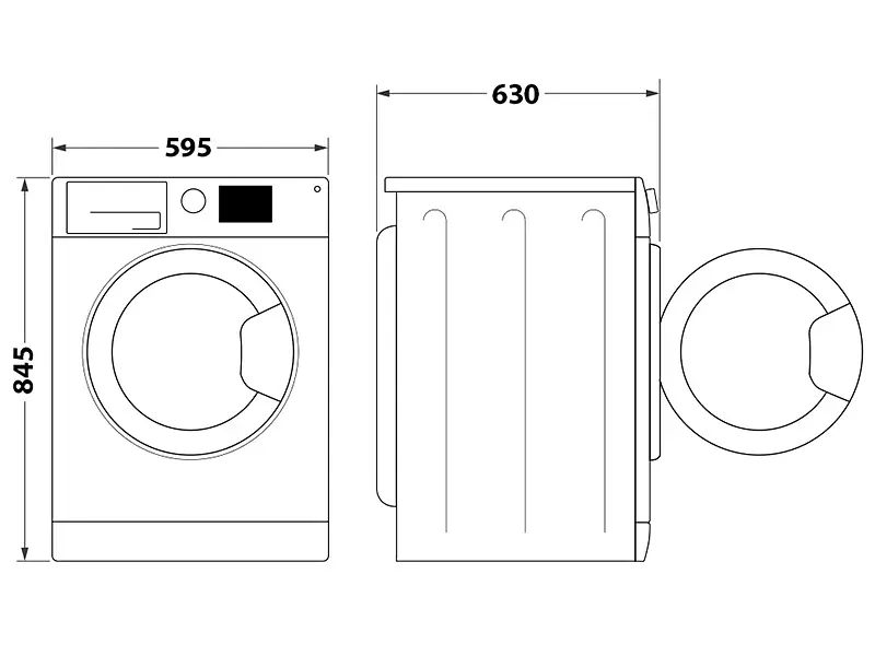 Пральна машина Whirlpool фронтальна, 9кг FFB9448BVUA - фото 7