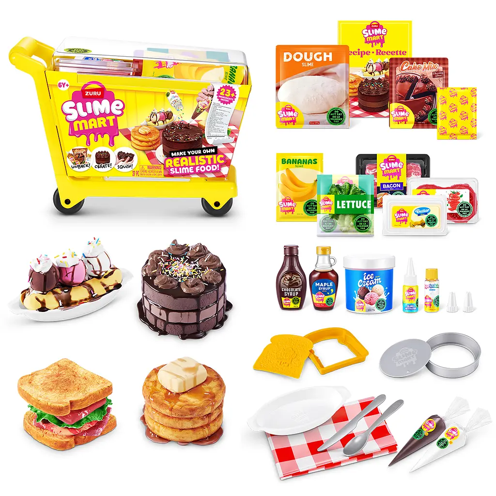 Ігровий набір Slime Mart Shopping Cart Візок смаколиків зі слаймами (15907) - фото 15