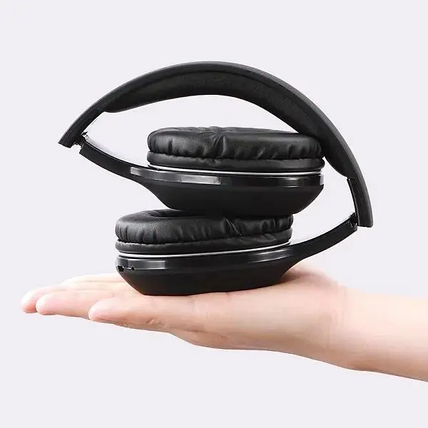 Навушники бездротові YK Design YK-H1 Bass Stereo Bluetooth 5.0 500мАг 14 год Black - фото 2