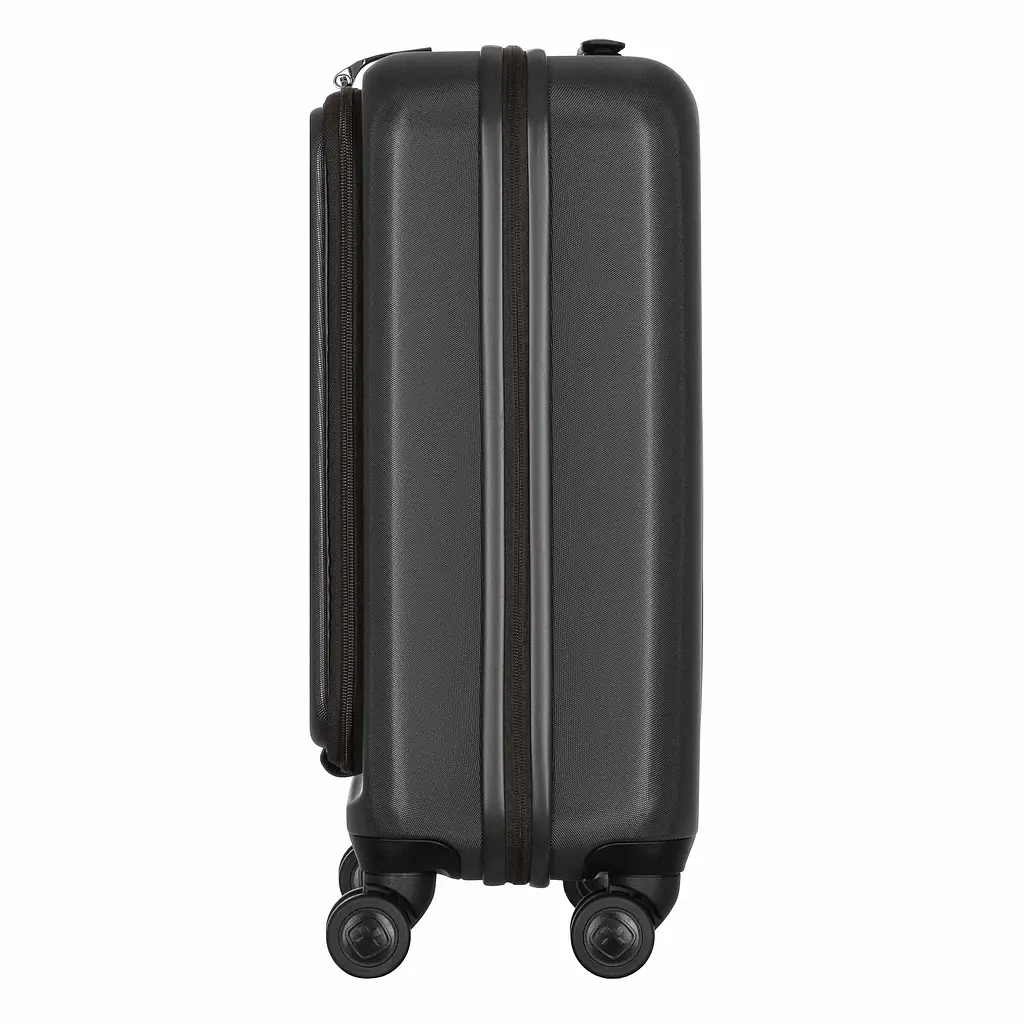 Wenger Валіза Wenger Skyon Hardside Carry-On, мала, з відсіком для н/б 16", полікарбонат, TSA, 4 колеса, розширення, USB, сірий - фото 5