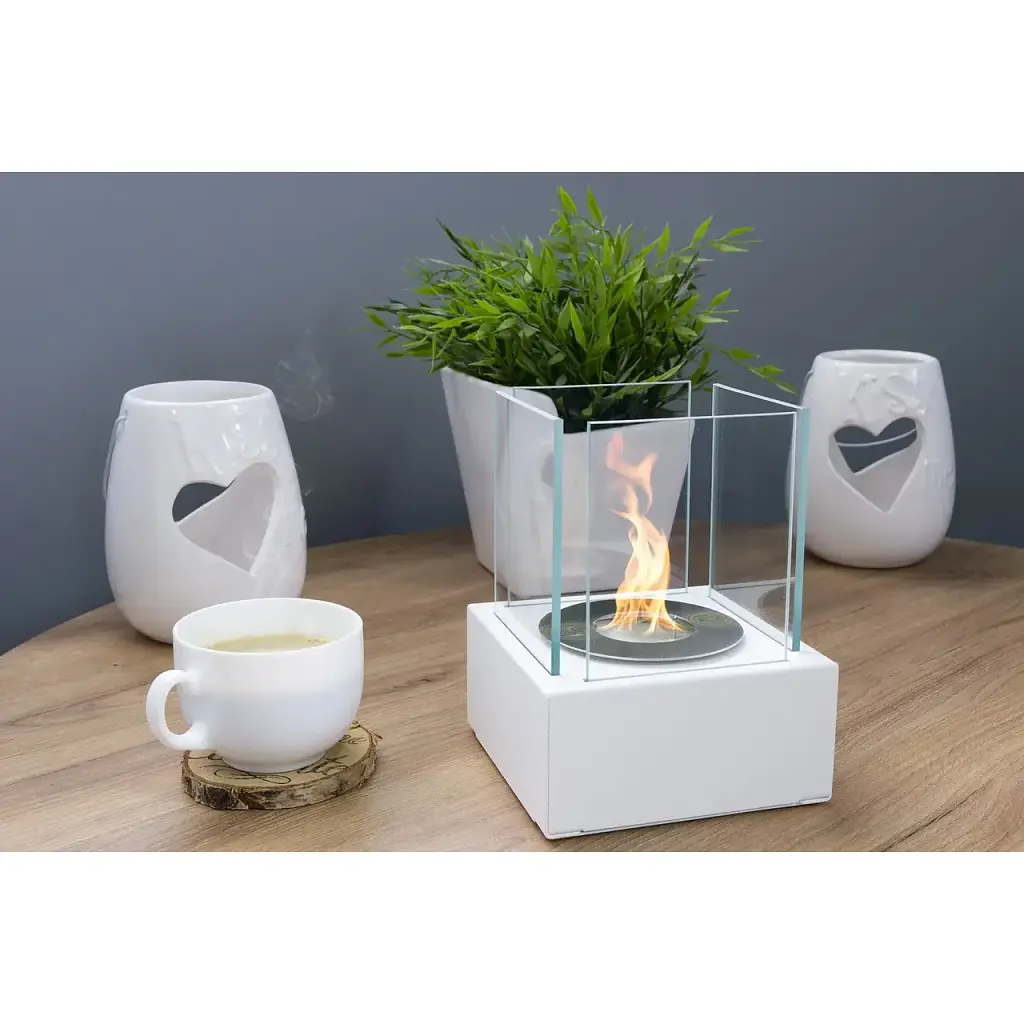 Биокамин Purflux Smart White 130х170х130 мм - фото 5