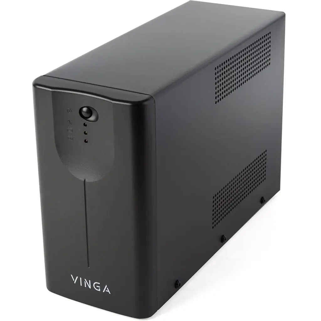 Пристрій безперебійного живлення Vinga LED 1500VA metal case (VPE-1500M) - фото 2