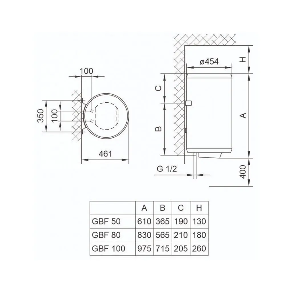Бойлер TIKI GBF 80/UA (700097) - фото 2