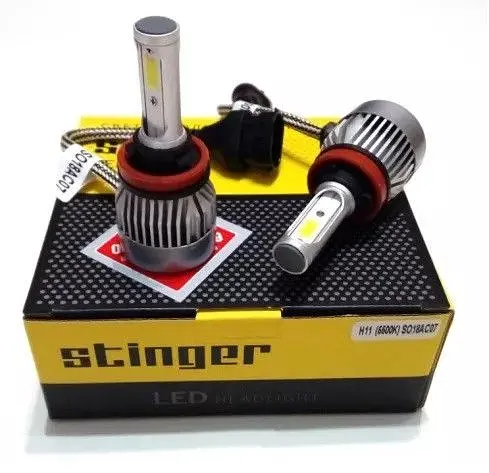 LED лампи автомобільні Starlite Stinger COB H3 радіатор 3200Lm/36W/5500K/IP65/8-48V 2шт