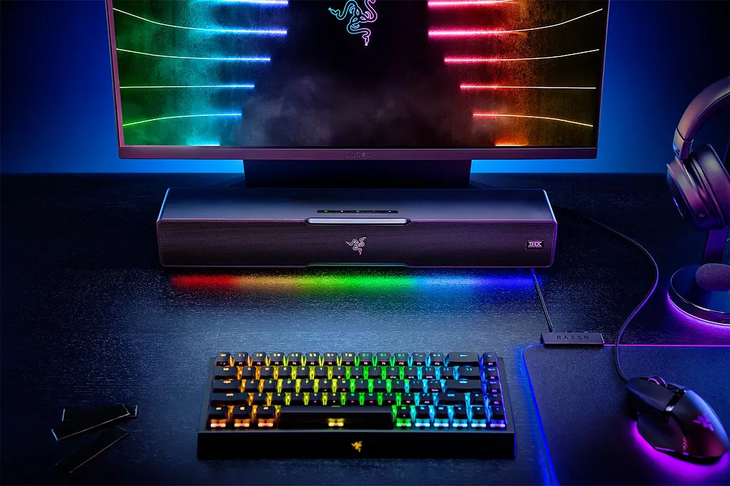 Акустична система Razer Leviathan V2 7.1 USB-A/BT RGB, чорний - фото 5