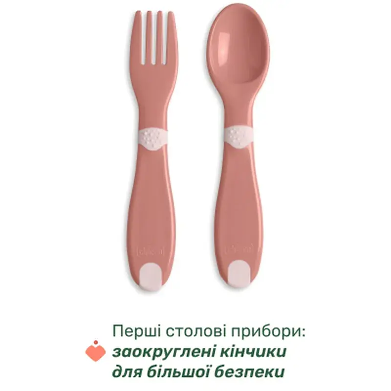 Набір дитячого посуду Chicco Set Pappa 12 м+ рожевий (16201.15) - фото 5