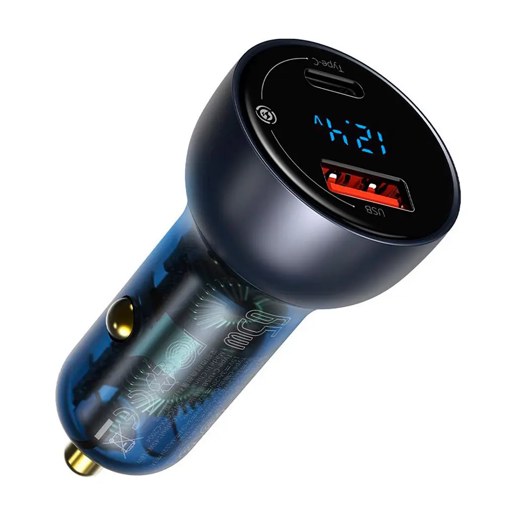 Зарядний пристрій Baseus Particular Digital Display QC+PPS Dual Quick Charger (872351)