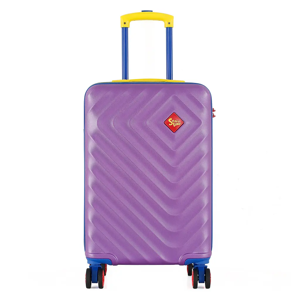 Валіза мала ручна поклажа Semi Line 20 дюймів (S) дюймів (S) ABS-Plastic Purple (T5804-1) - фото 2