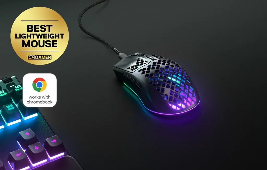 Мишка SteelSeries Aerox 3 Onyx 2022 Edition - фото 4