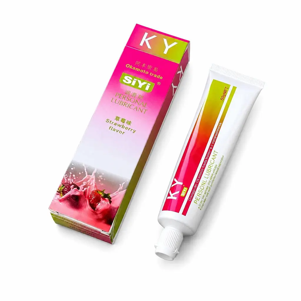 Гель-лубрикант SIYI Personal Lubricant Strawberry на водній основі з полуничним ароматом, 50 г