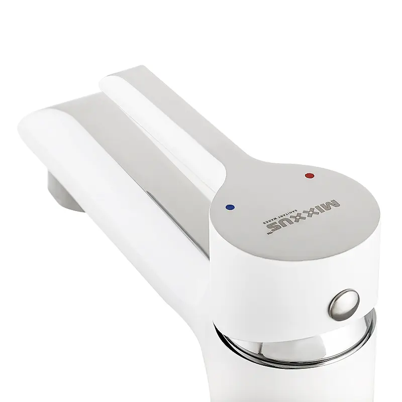 Змішувач для раковини MIXXUS PREMIUM EDEM 001 (WHITE) (MI5843) - фото 2