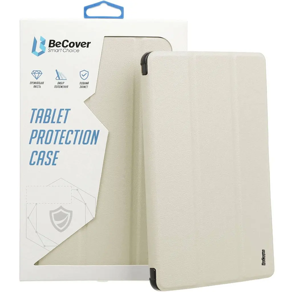 Чохол-книжка BeCover Tri Fold Soft TPU Silicone для Apple iPad Pro 11" M4 2024 Beige (711745)