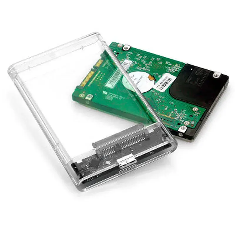 Кишеня зовнішня Dynamode 2.5" SATA HDD/SSD USB 3.0 Transparent (DM-CAD-25316) - фото 5