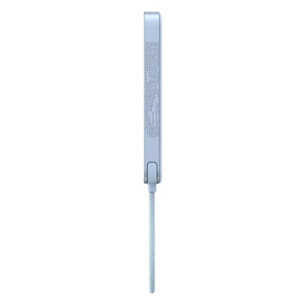 Батарея універсальна Ugreen 10000mAh 30W 1xUSB-C + 15W Magnetic Wireless + cable USB-C blue (65839B) - фото 3