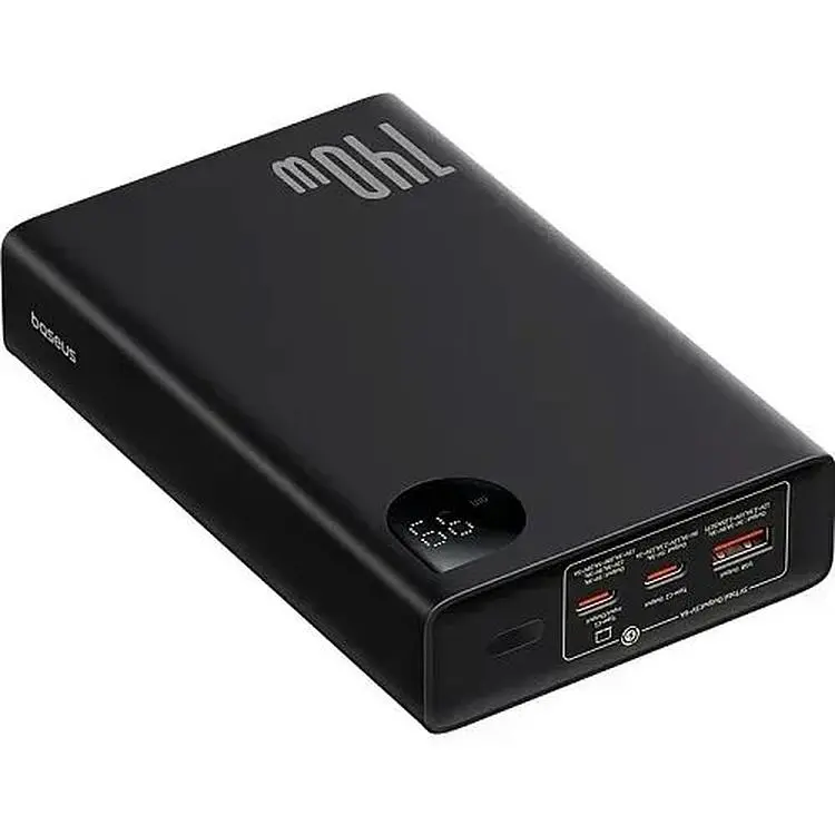 Портативна батарея Baseus Adaman Digital Display Fast Charge 24000 mAh 140W P10021508113-00 Black - фото 4