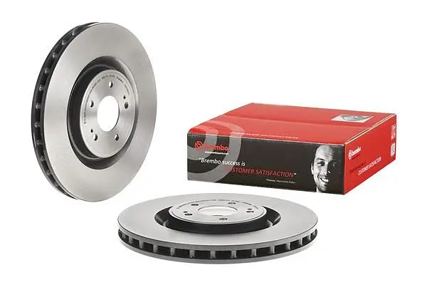Диск гальмівний вентильований Mitsubishi Lancer VIII 07-25р Brembo (09.A196.11) - фото 2