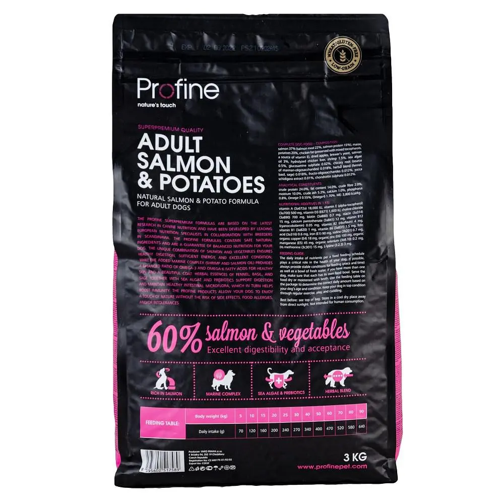 Сухий корм Profine Adult Salmon 3 кг з лососем і картоплею для дорослих собак - фото 4