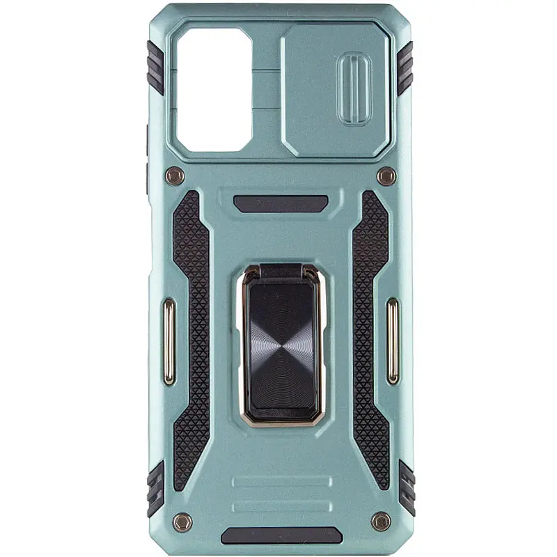 Ударостійкий чохол Camshield Army Ring для Xiaomi Poco X5 5G / Note 12 5G Зелений / Light Green - фото 3
