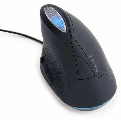 Комп'ютерна мишка Gembird (MUS-ERGO-03) USB Black (MUS-ERGO-03) - фото 2