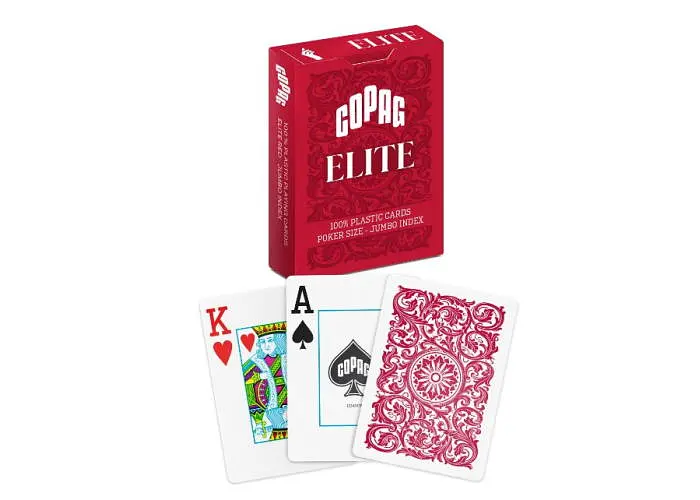 Карти гральні United States Playing Card Company Copag Elite 100% Plastic Jumbo Index (в асортименті) (ВР_КГКЕ100) - фото 7