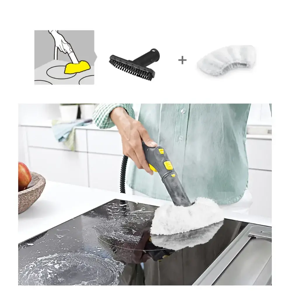 Щітка для очистки плитки та душевих кабін для пароочисників Karcher SC1 SC2 SC3 SC4 SC5 SC7 - фото 6