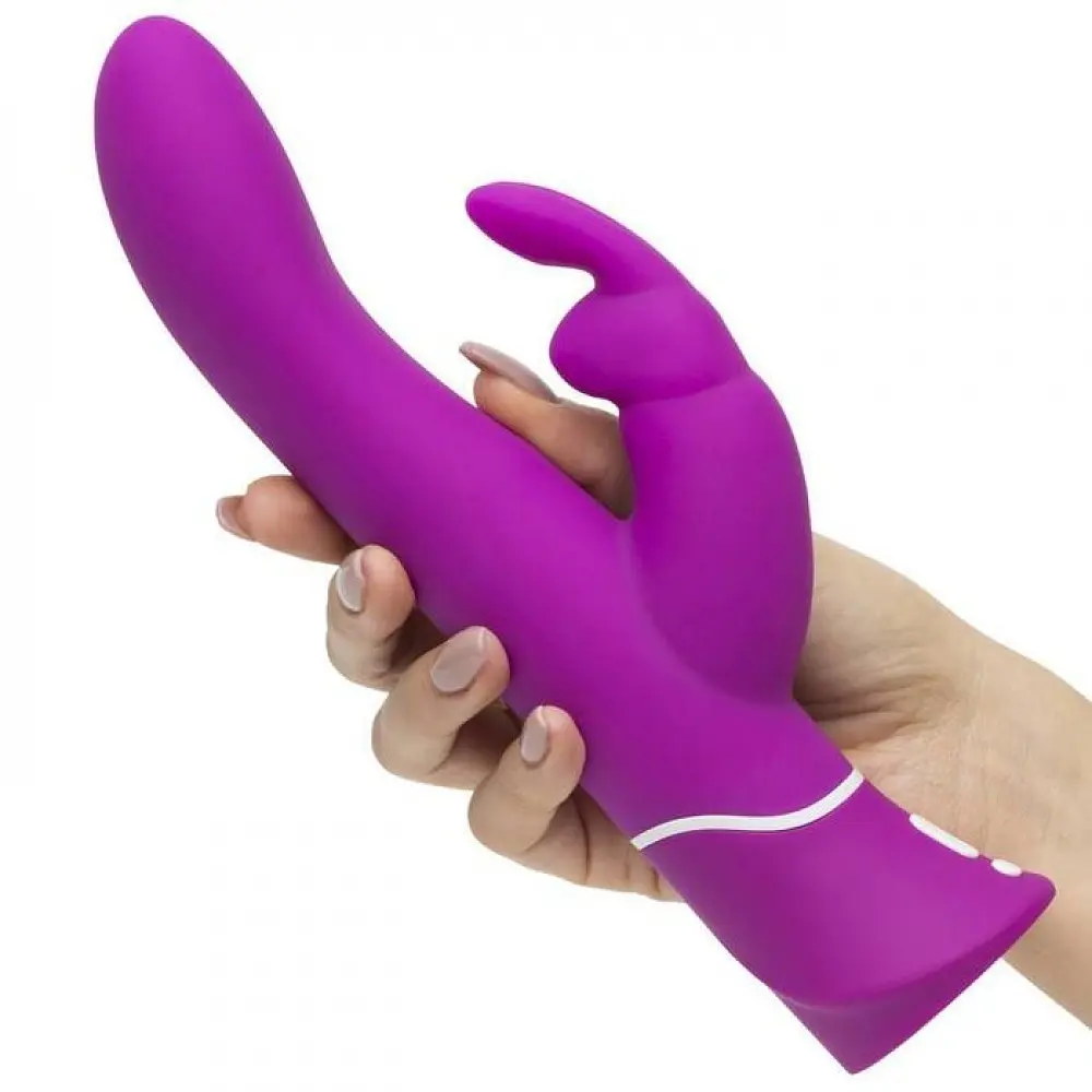 Вибратор Happy Rabbit Curve Rabbit Перезаряжаемый кролик, 25.4х3.8 см фиолетовый - фото 5