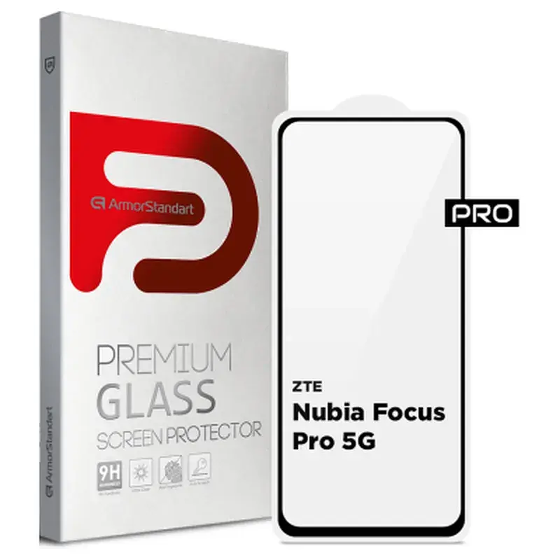 Скло захисне Armorstandart Pro ZTE Nubia Focus Pro 5G Black (ARM78908)
