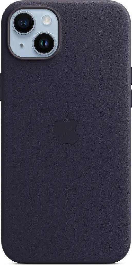 Чохол Leather Case with MagSafe для Apple iPhone 14 Ink AAA [76979] - фото 2